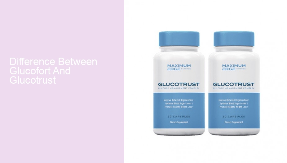 Difference Between Glucofort And Glucotrust